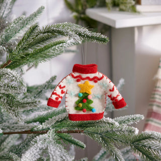 Tree Christmas Sweater Ornament