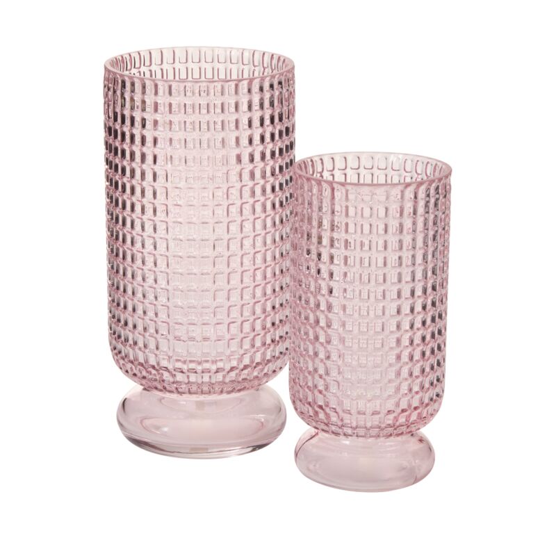 The Pink Soda Glass Tristan Vase - Choose Size