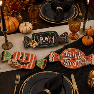 Stoneware Candy Shaped Platter - Choose Style