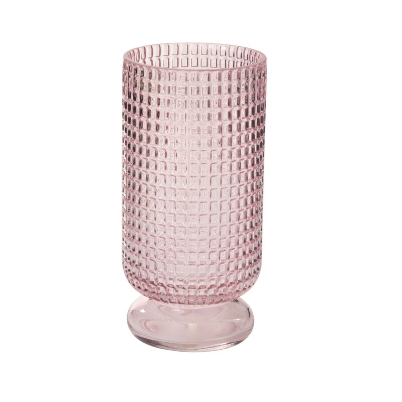 The Pink Soda Glass Tristan Vase - Choose Size