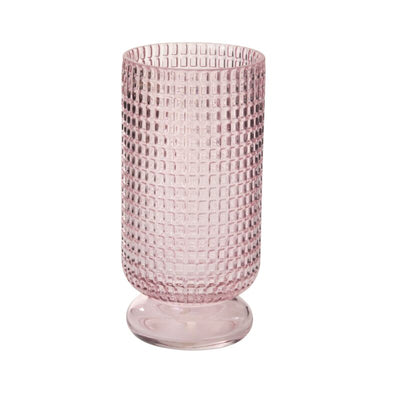 The Pink Soda Glass Tristan Vase - Choose Size