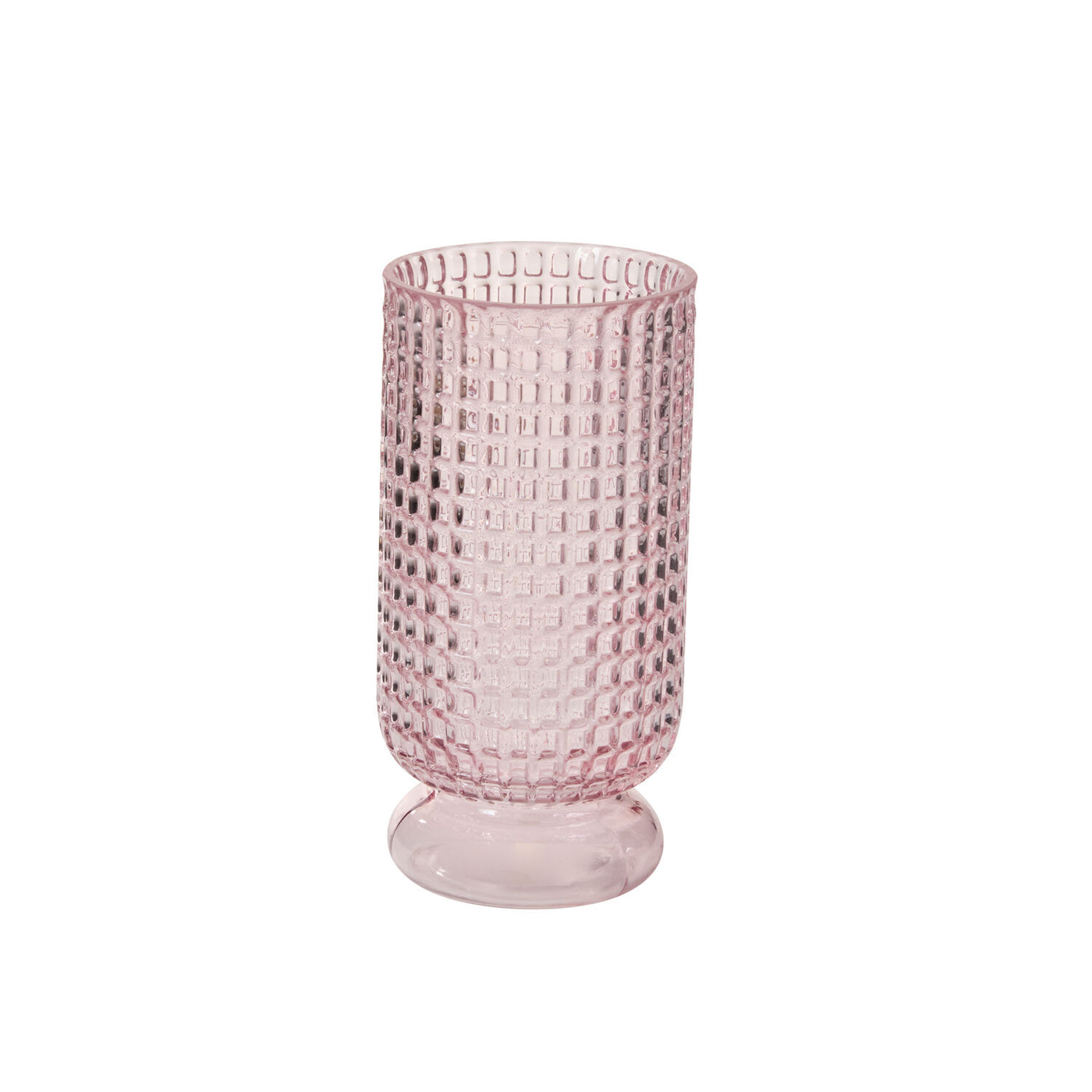 The Pink Soda Glass Tristan Vase - Choose Size