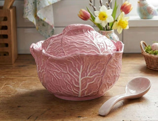 Pink Cabbage Tureen - 2.5Qt