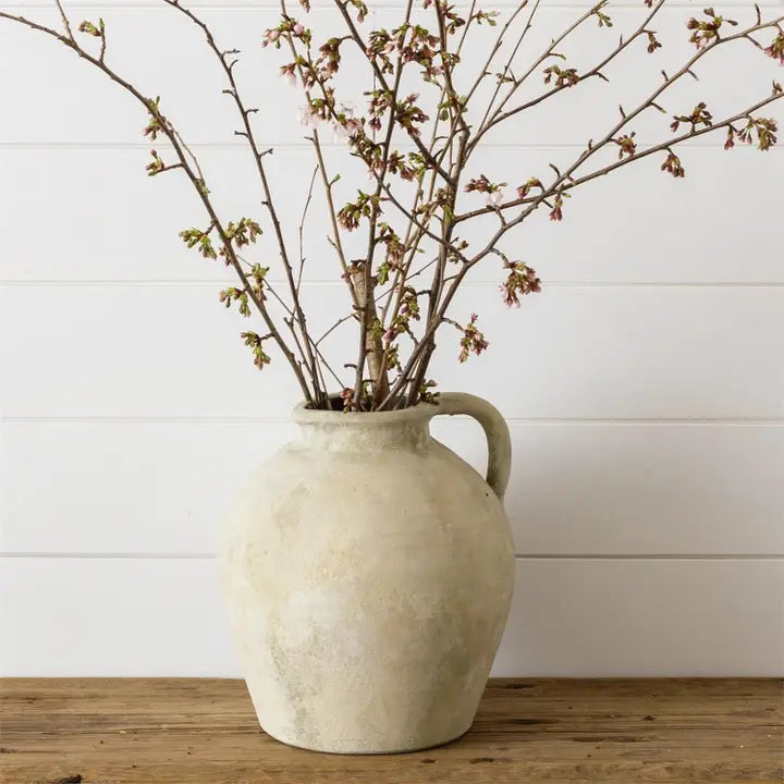 Weathered Tuscan Pitcher Vase