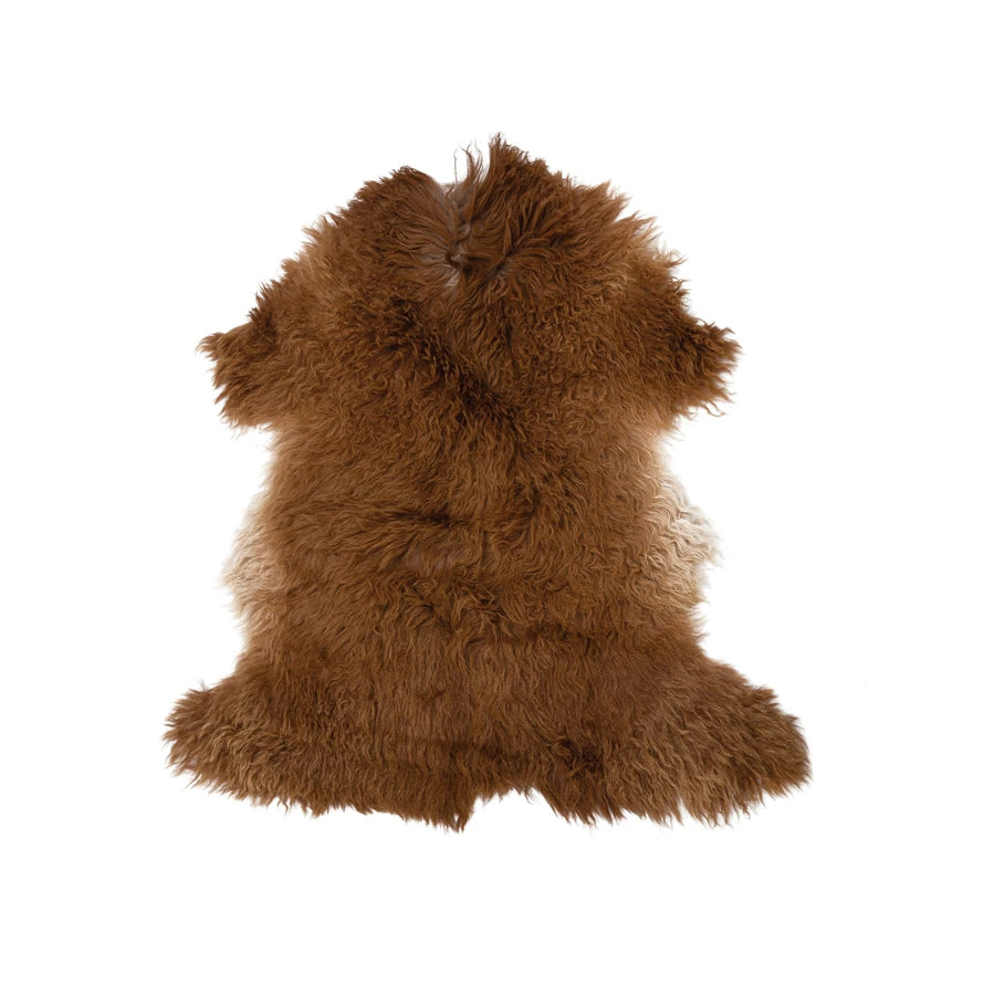 Two-Tone New Zealand Lamb Fur Rug