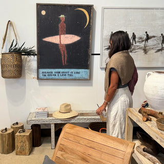 Because Your Heart Is Like The Ocean Art - Choose Size and Style