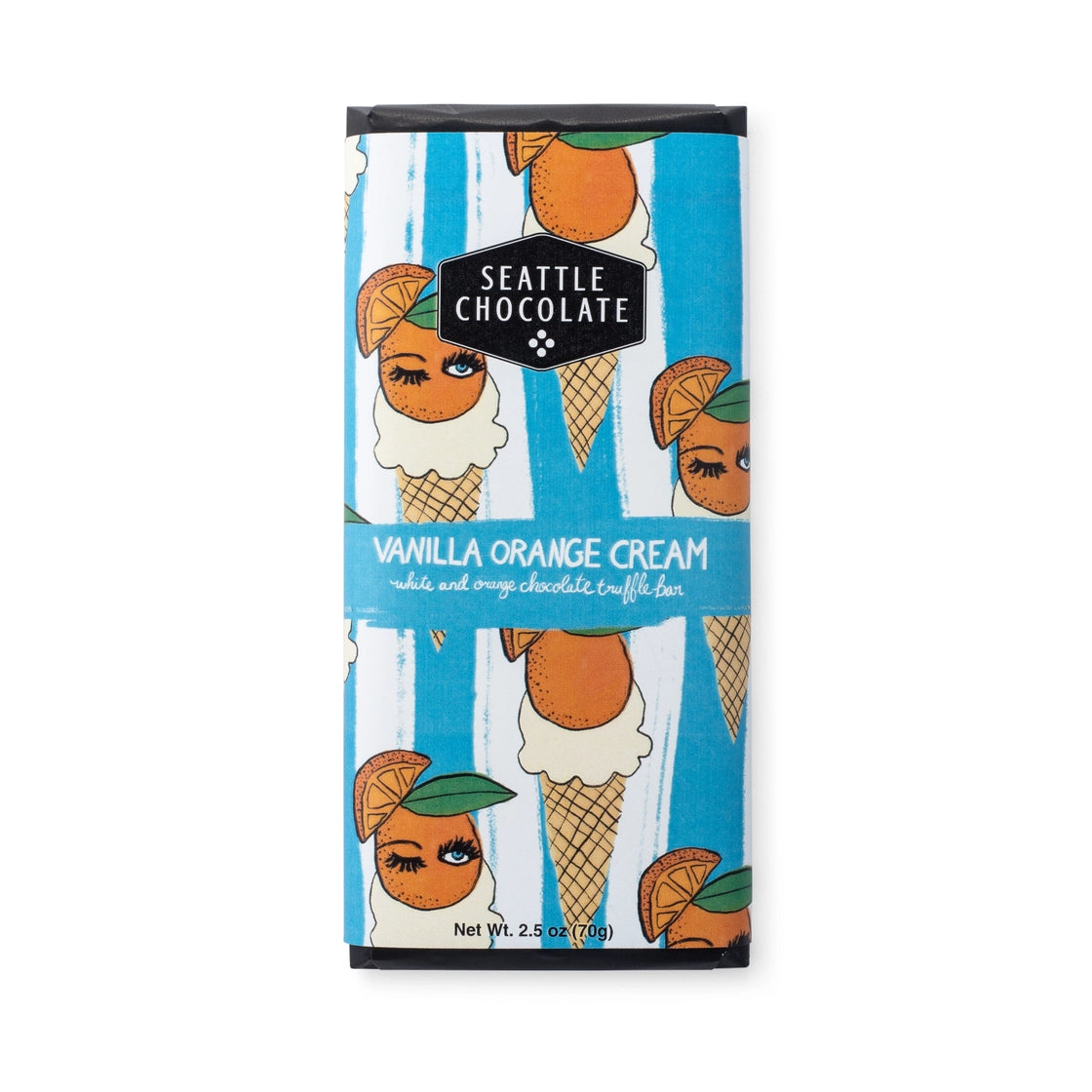 Seattle Chocolate Vanilla Orange Cream Truffle Bar