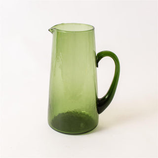 Verdant Glass Pitcher