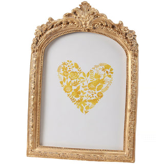 Vintage Style Gold Arch Frame