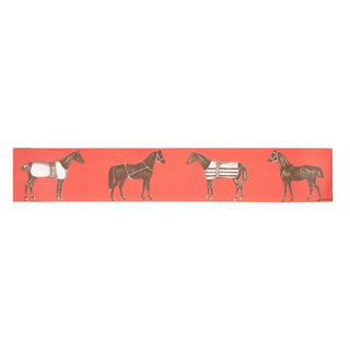 70" Equestrian Vinyl Table Runner