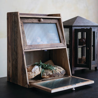 Wall Cabinet with Fluted Glass Doors