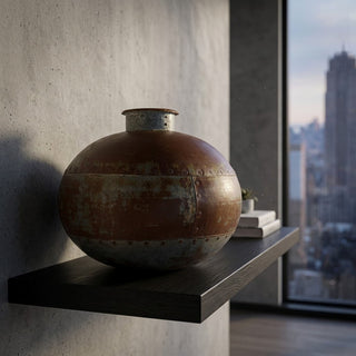 Found Iron Water Pot