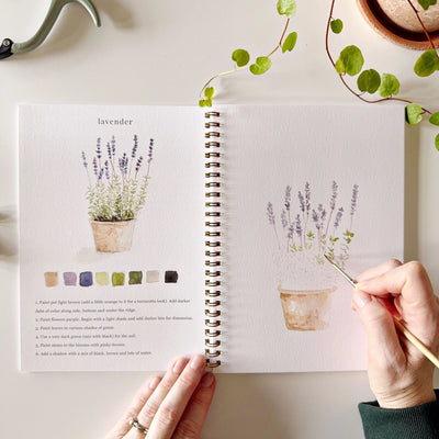 Garden Watercolor Workbook