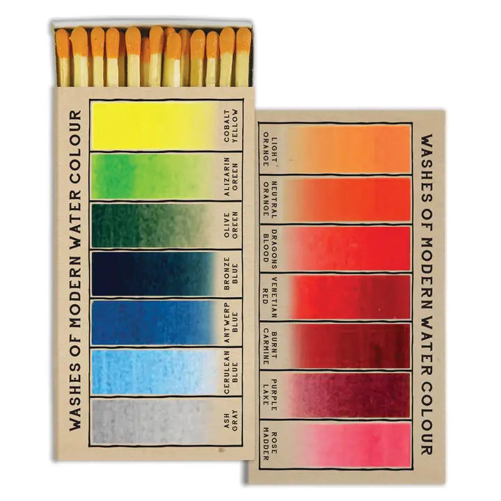 Watercolor Paints Boxed Safety Matches