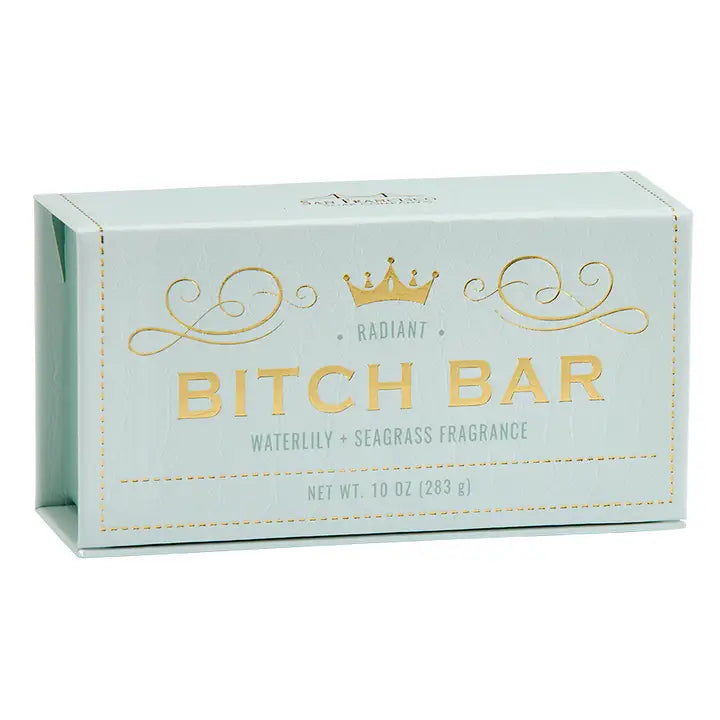 Bitch Soap Bar - Radiant - Waterlily and Seagrass