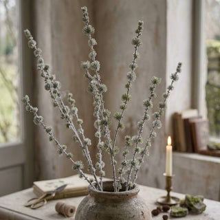 41" Mini Green Snowy Pine Stem