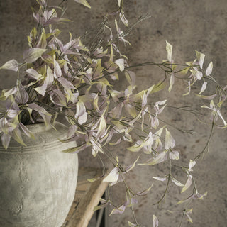 45.75" Dusty Purple Weeping Leaf Stem