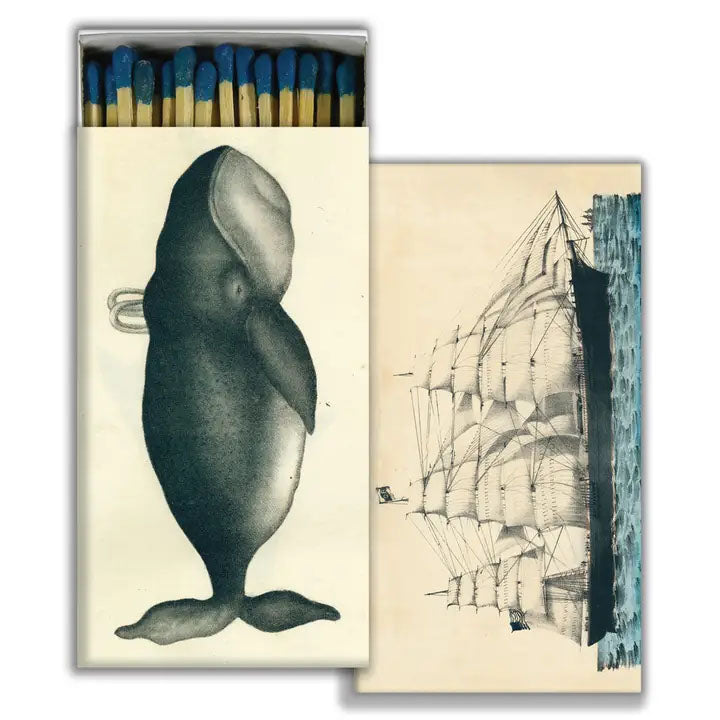 Whale and Clipper Ship Design Safety Matches