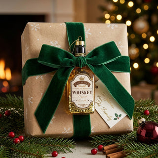 Glass Tequila Bottle Ornament