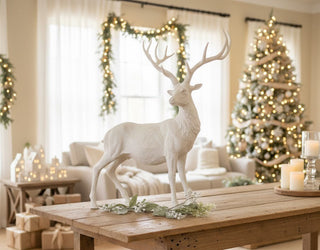 Standing Deer - White