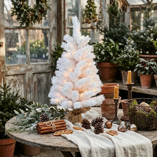 18" Winter Palette Tree with Lights