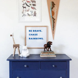 White Magnetic Chalkboard