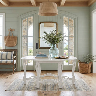 Westminster Gate Leg Drop Leaf Table - Whitewash