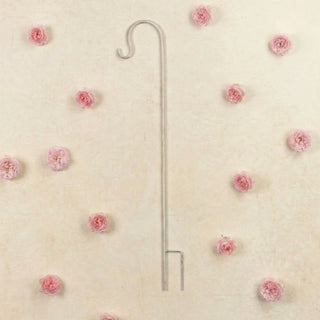 36" White Garden Sheperd's Hook