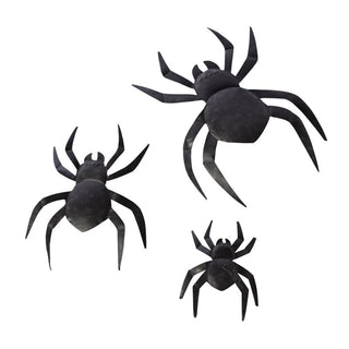 Set of 3 Widow Spiders Wall Decor