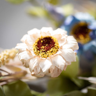 Summer Wildflower Candle Ring Wreath