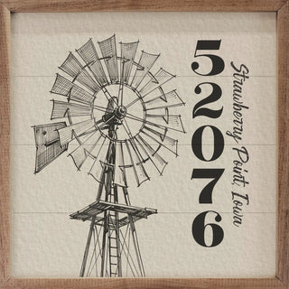 Hometown Wall Decor Collection - Windmill - Create Your Personalize Art
