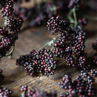 45" Wild Winter Berry Stem - Claret