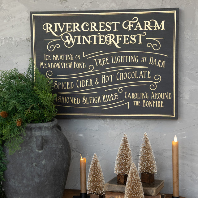 22" Winterfest Sign