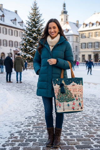 Christmas Scene Tote