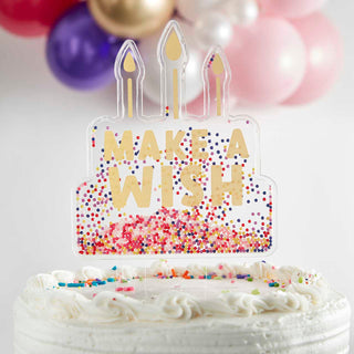 Make A Wish Birthday Cake Topper