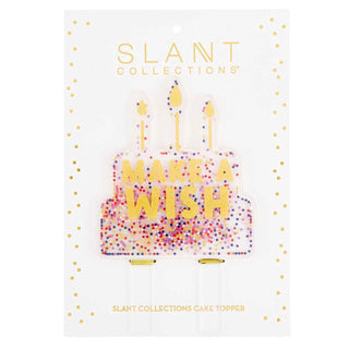 Make A Wish Birthday Cake Topper