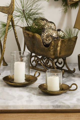 Winter Warmth Candle Holder - Choose Size