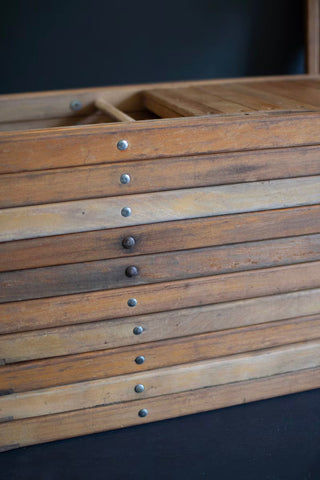 Found Solid Oak Wooden Event Chair