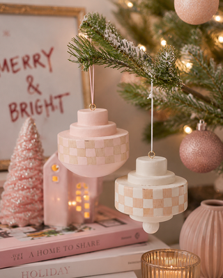 Breda Hand Painted Wooden Ornament - Choose Color