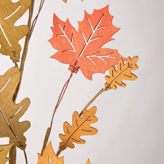 Wooden Oak And Maple Stem