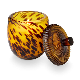 Glass Acorn Candle - Woodfire Scent