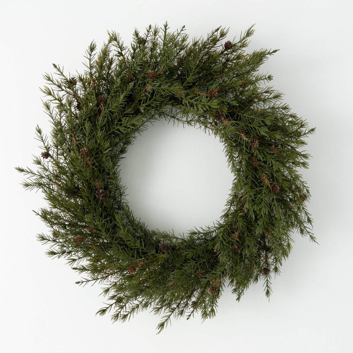 26.5" Cedar Pinecone Wreath