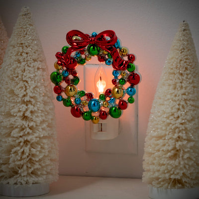 Christmas Ball Wreath Nightlight