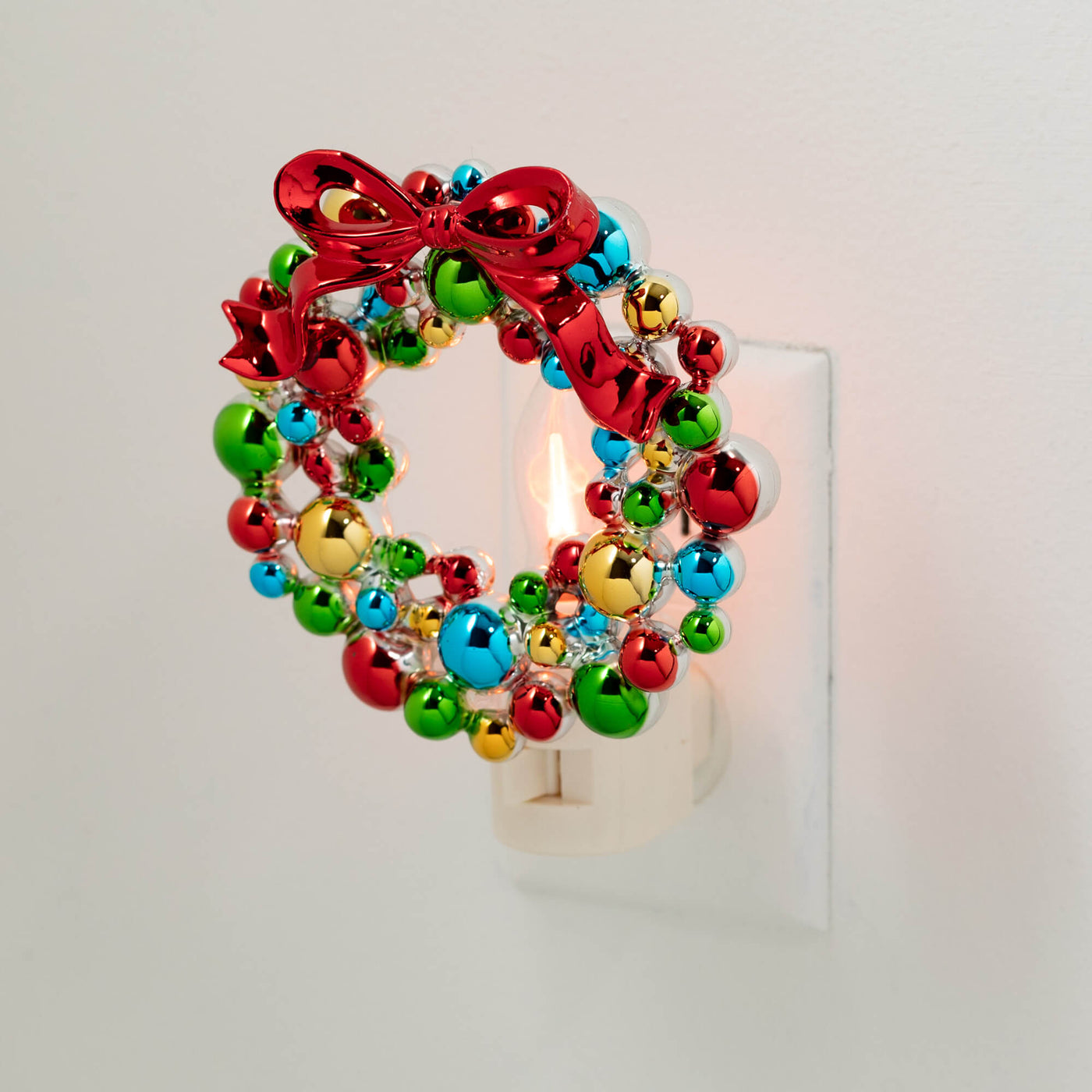 Christmas Ball Wreath Nightlight