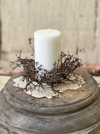 8" Wild Woods Candle Ring - 3" Inner