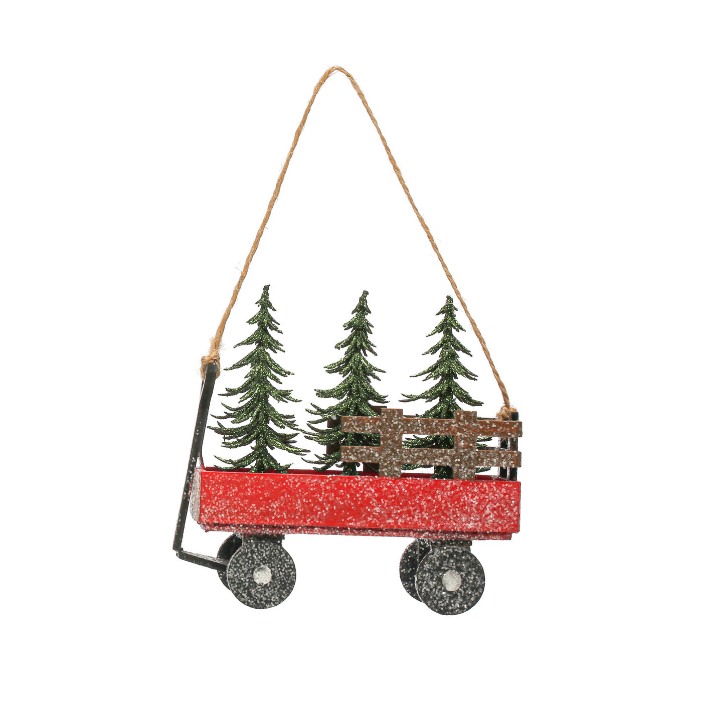 Tree Farm Paper Wagon Ornament