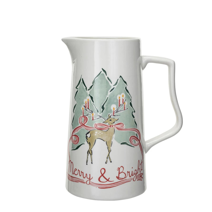 Merry and Bright Pitcher