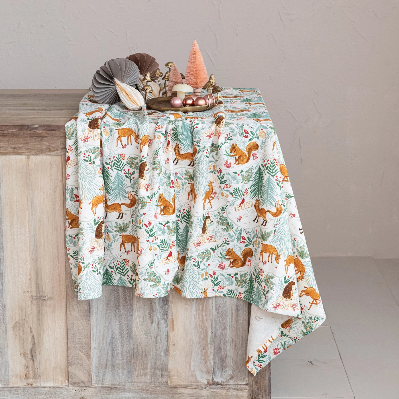 84" A Woodland Winter Table Runner