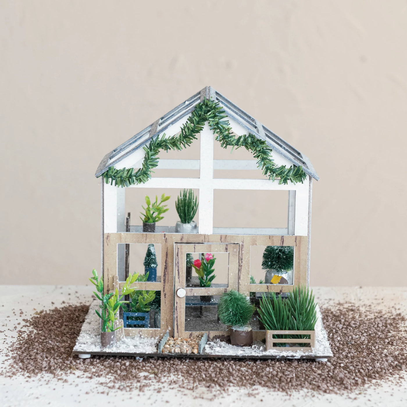 Paper Holiday Greenhouse