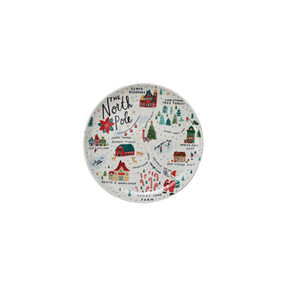 11" North Pole Stoneware Plate